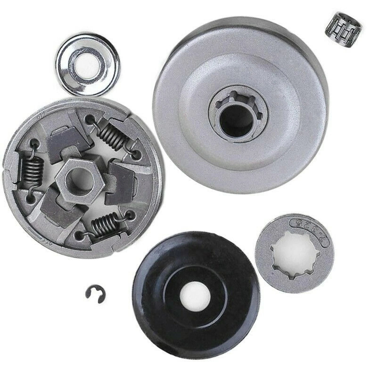 Clutch Assy Rim Sprocket Clutch Washer Kit For Stihl 026 MS260 MS240 Chainsaw