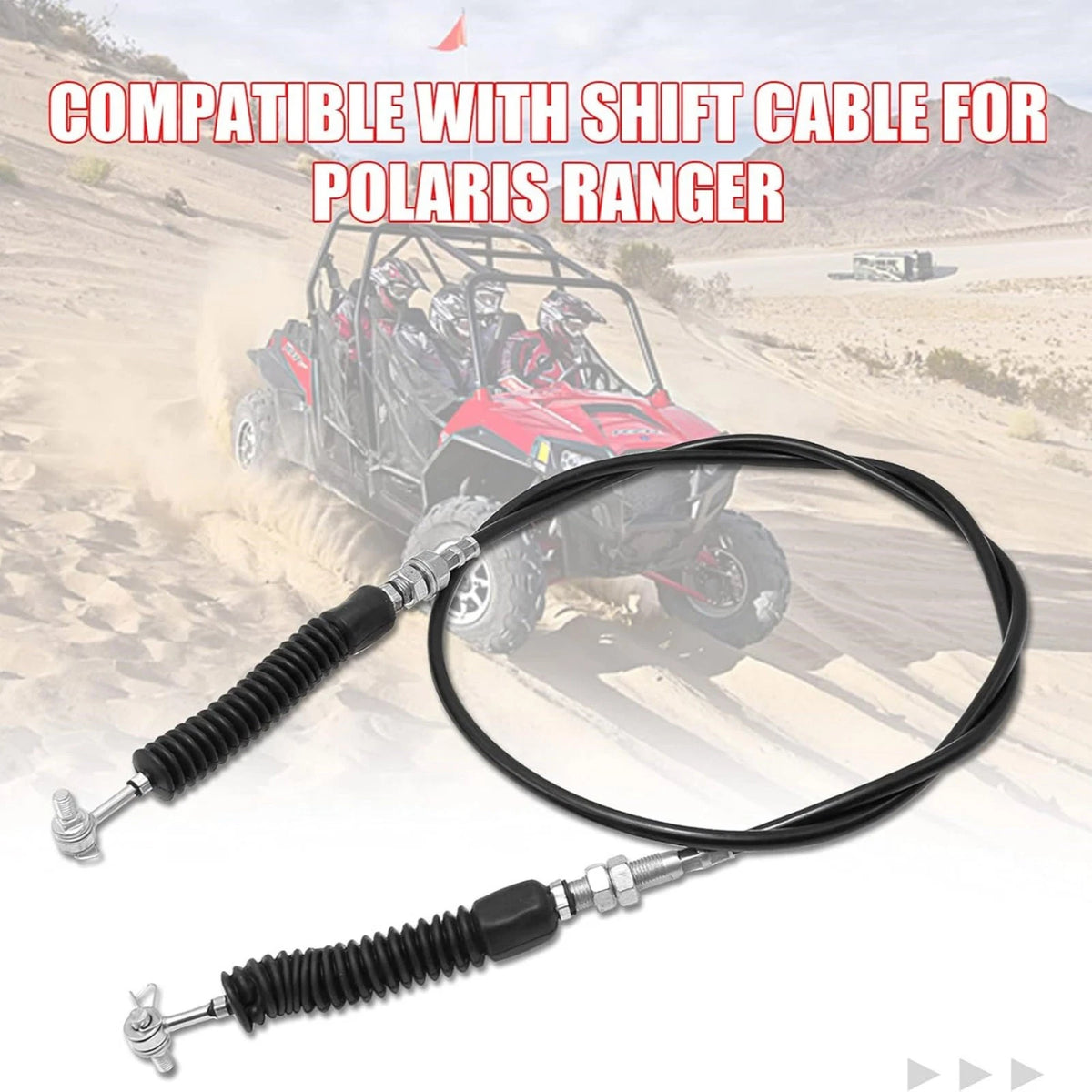 For Polaris Ranger 500 4x4 EFI 2006-2008 Gear Shift Cable Replacement 10-0161