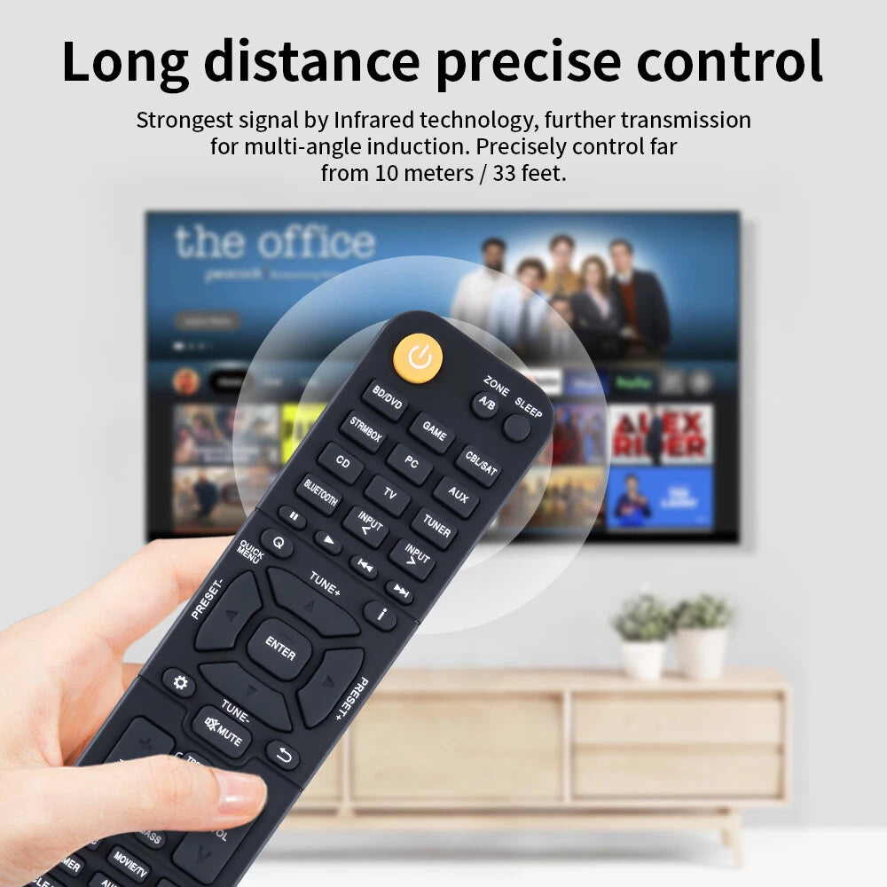 RC-970R Remote Control For Onkyo AV Receiver TX-SR494 HT-S3910 HTP-398