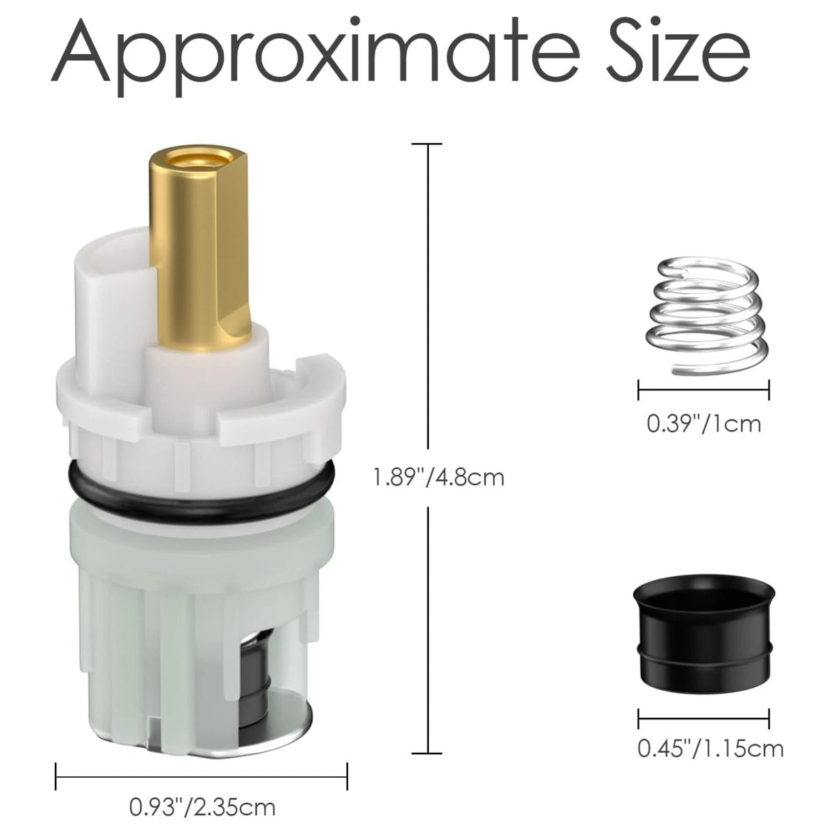 2 PCS Faucet Stem Assembly With RP4993 Seat And Spring For Various Delta Faucets