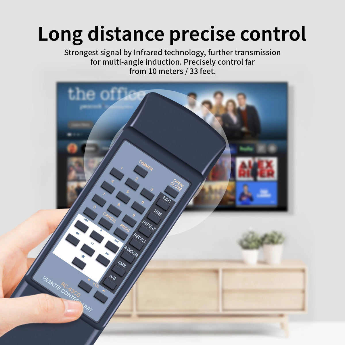Remote Control For Naim CD-5 CD5X CDX CD1 CD2 CD3 CD Disc Player