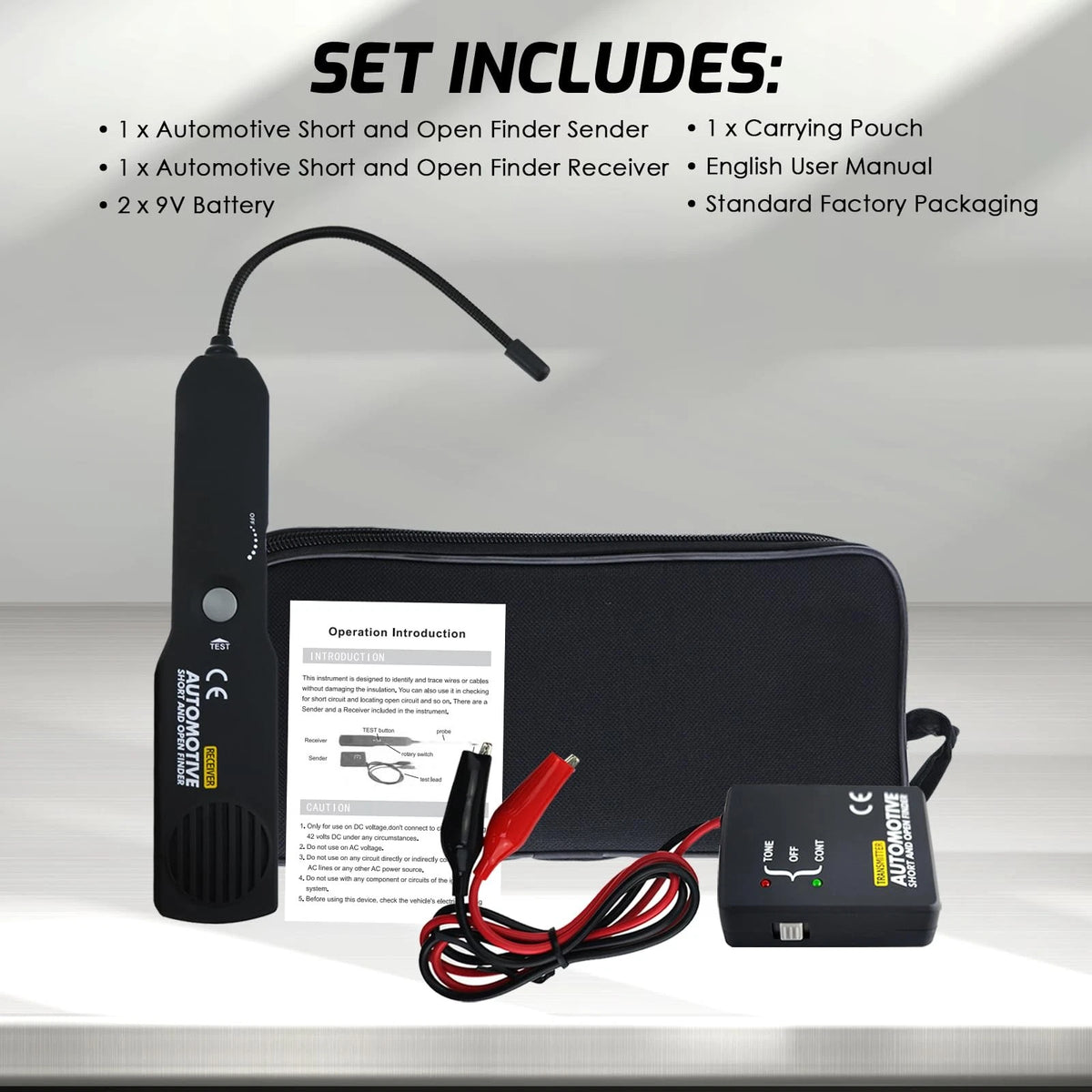 Automotive Circuit Tester, Car Repair Cable Wire Tracer