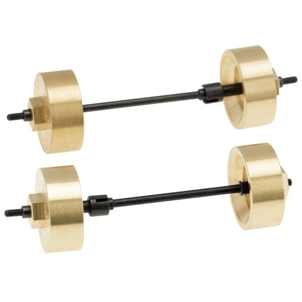 1/24 6mm Brass Widened Wheel Hub Counterweights For Axial SCX24 90081 RC Car