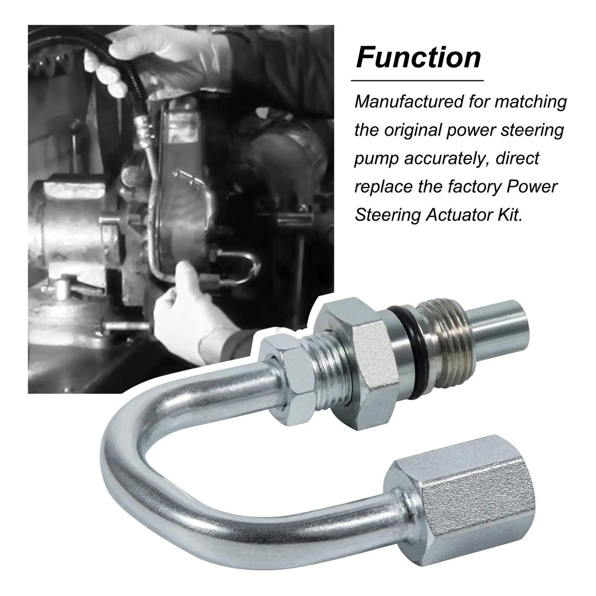 926-049 Variable Steering Solenoid Bypass Tube for Cadillac Chevrolet GMC Models