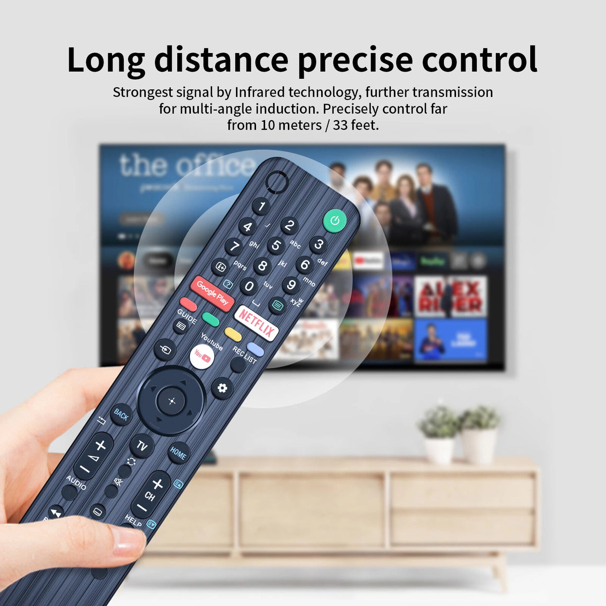 Universal Remote Control For Sony Smart TV RMF-TX200E RMF-TX310E RMF-TX520E