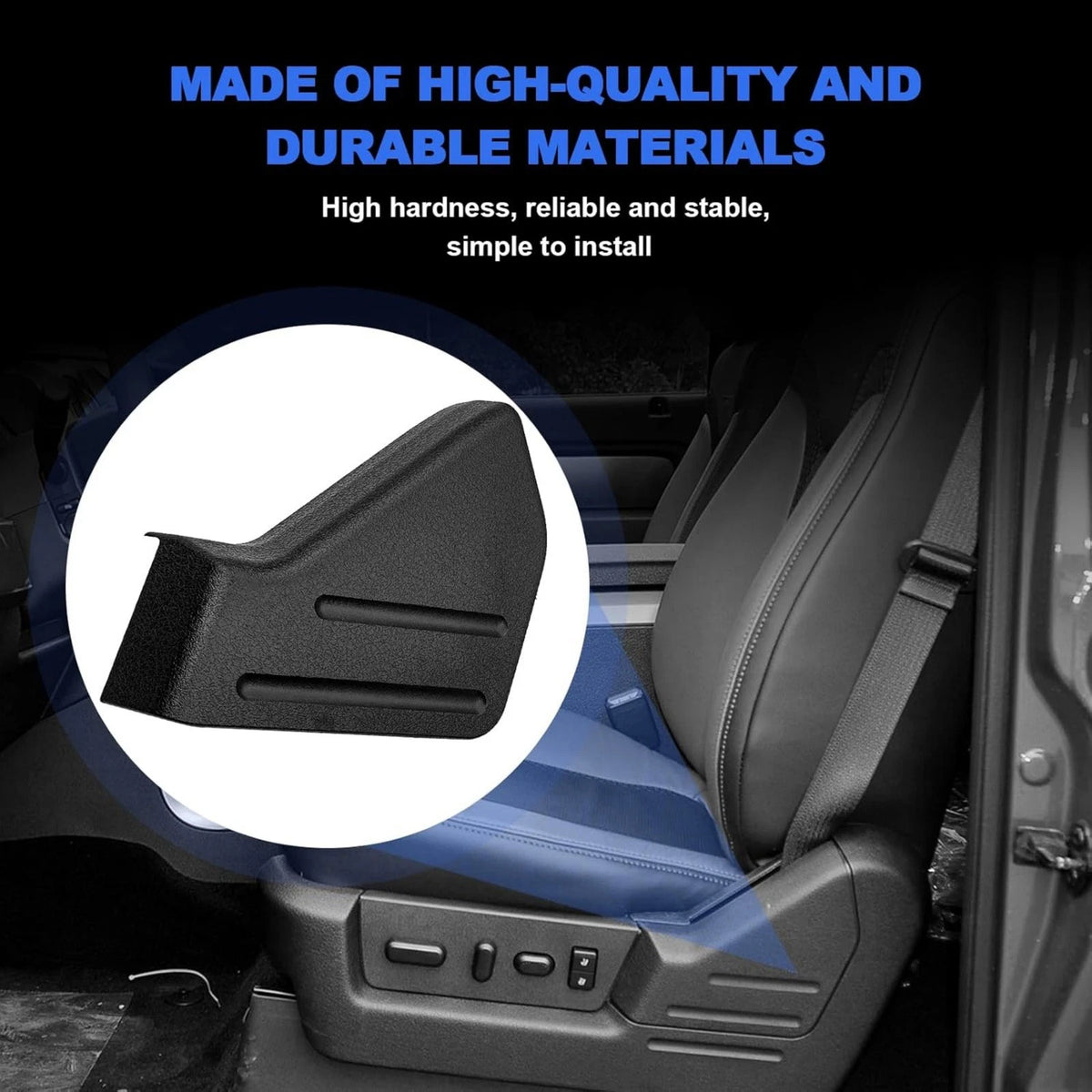 For Ford F-150 Truck Left Driver Seat Trim Cover Panel 2009-2014 Model Years