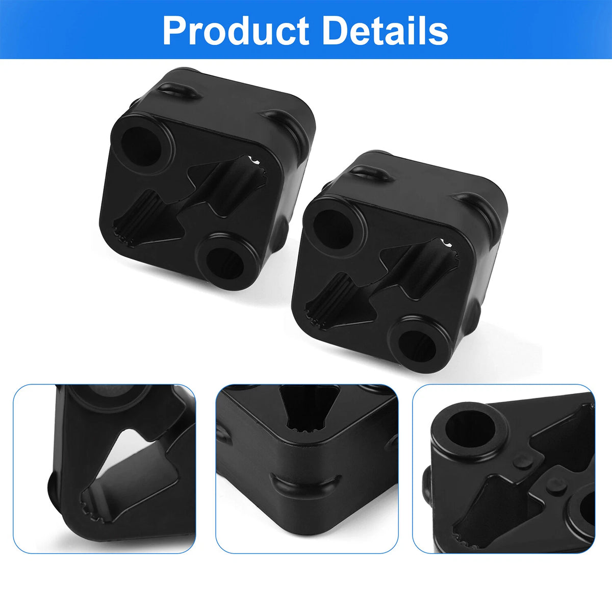 Ram 1500 exhaust support isolators, pair | 68519121AA