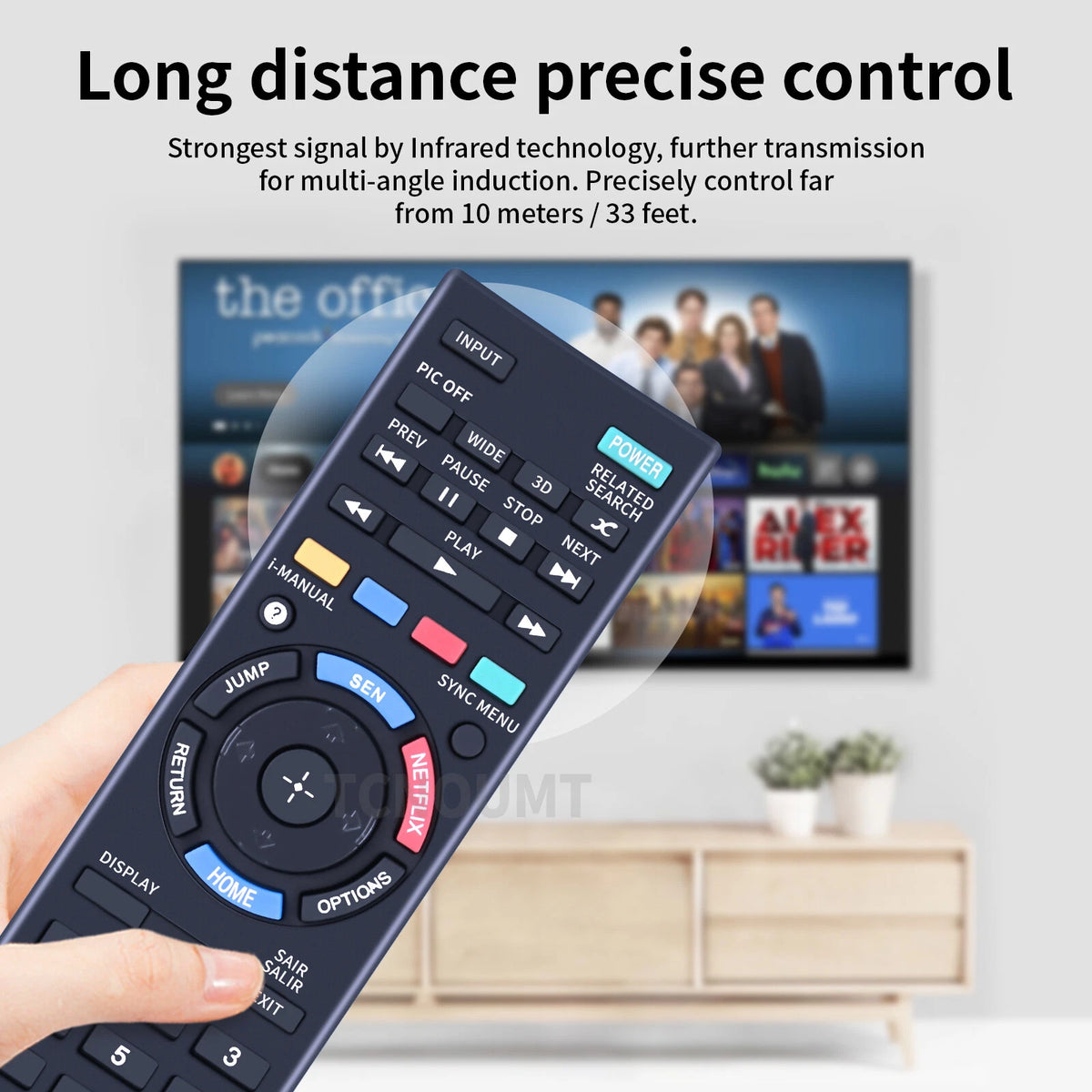 RM-YD087 Remote Control For Sony TV KDL-42W800A KDL-55W800A KDL-47W801A