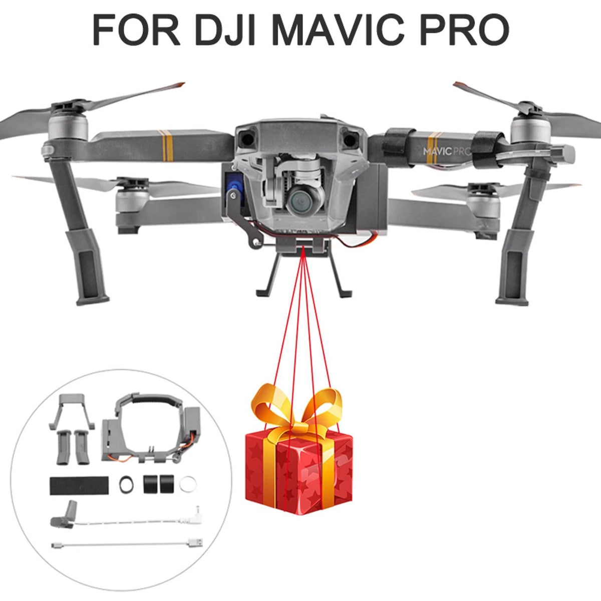Air Thrower Delivery Dropping System Kits For DJI Mavic Pro RC Drone Accessories