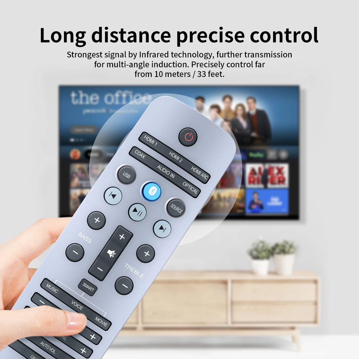 Remote Control For Philips Fidelio E6 E6/12 E6/93 Sound Bar Speaker System