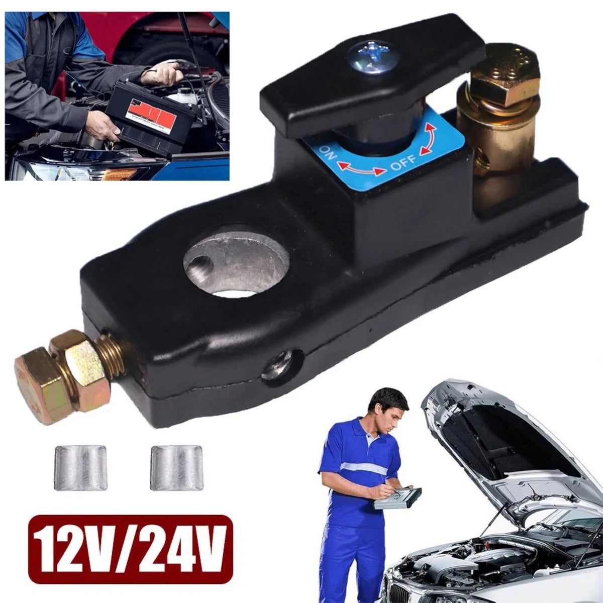 12-24V Car Battery Disconnect Isolator Cut Off Switch With power cut-off ability