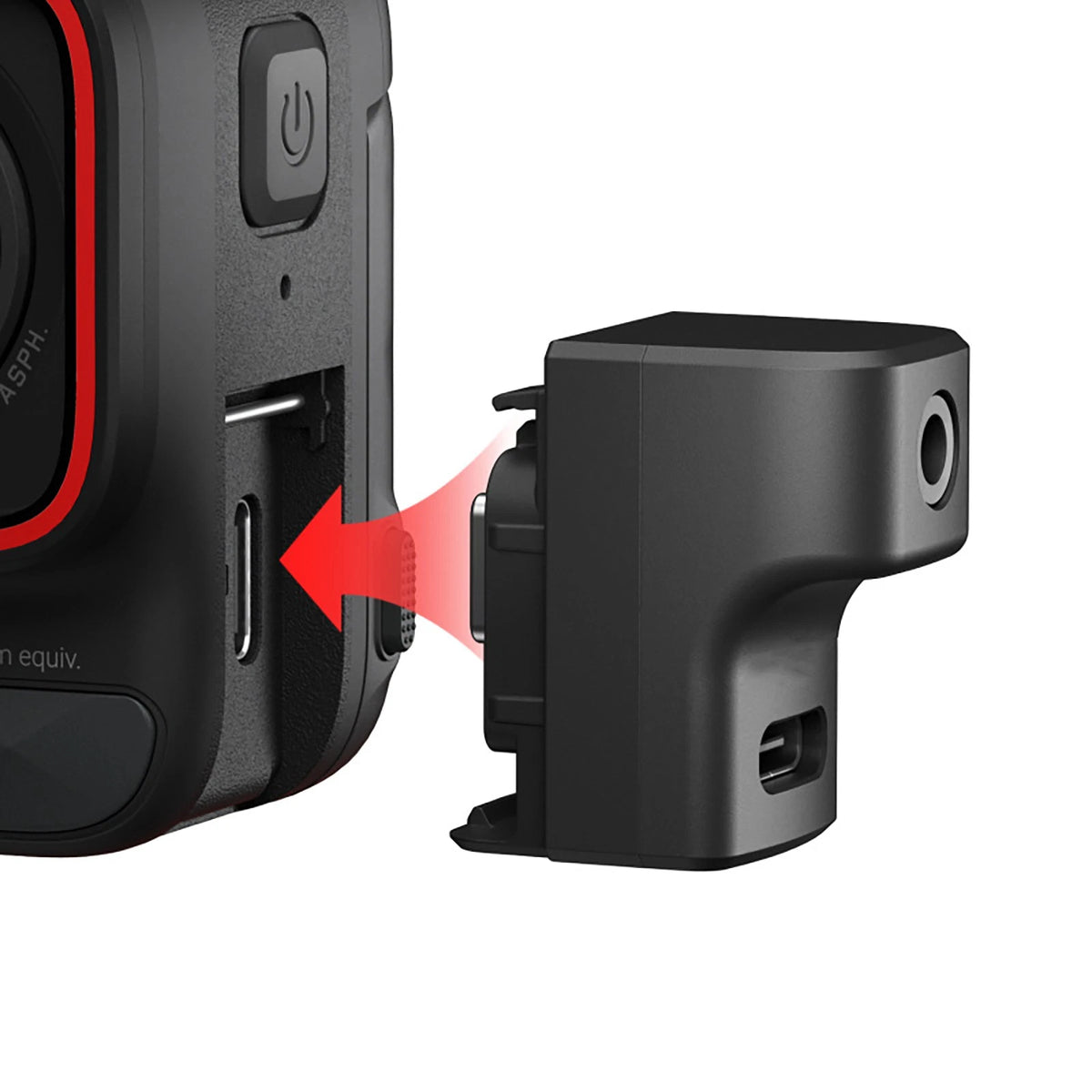 1Pc Audio Adapter Extension Accessories For Insta360 Ace/Ace Pro Action Camera