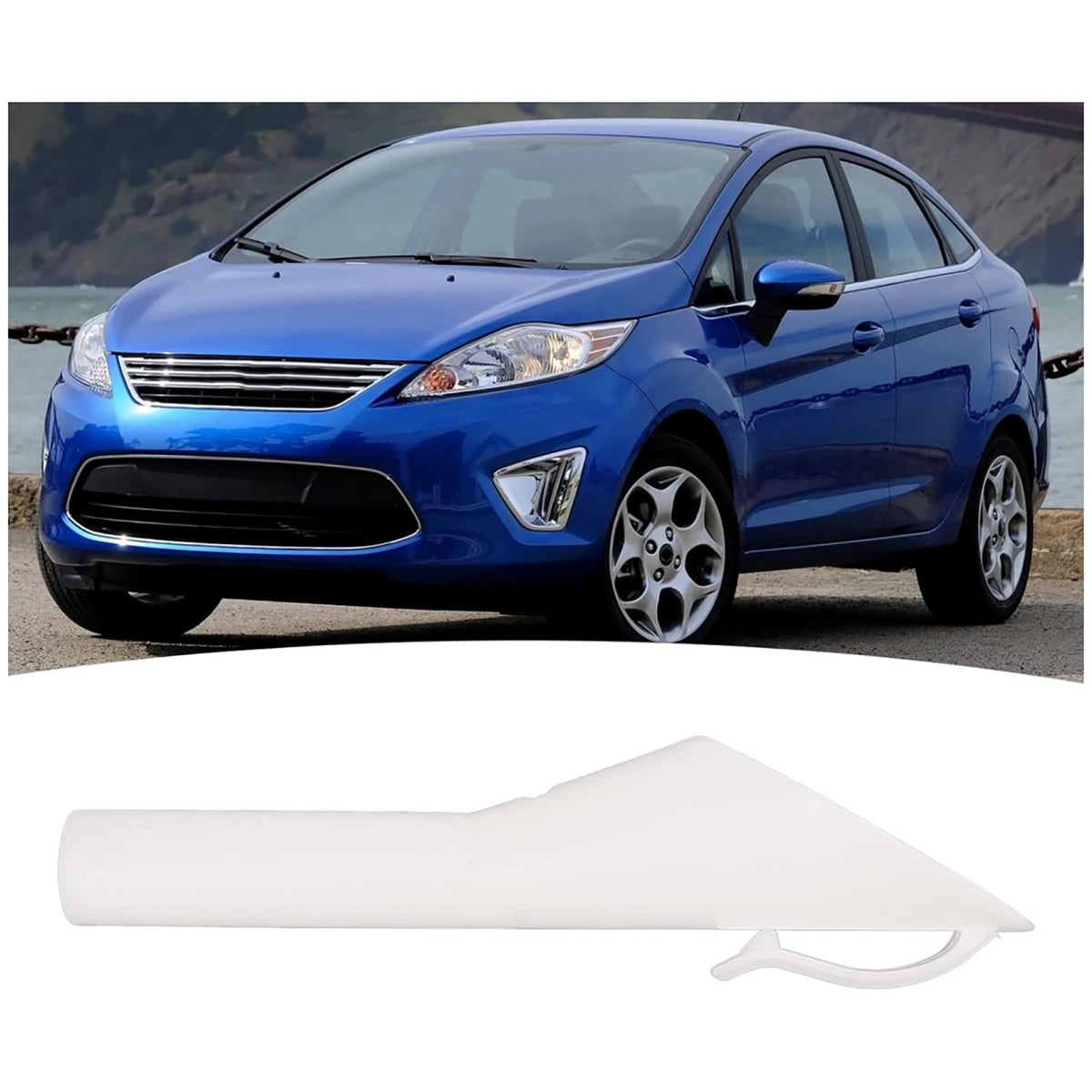 For Ford Mustang 2010-2017 Accessories Diesel Fuel Filler Funnel 8U5A17B068BB