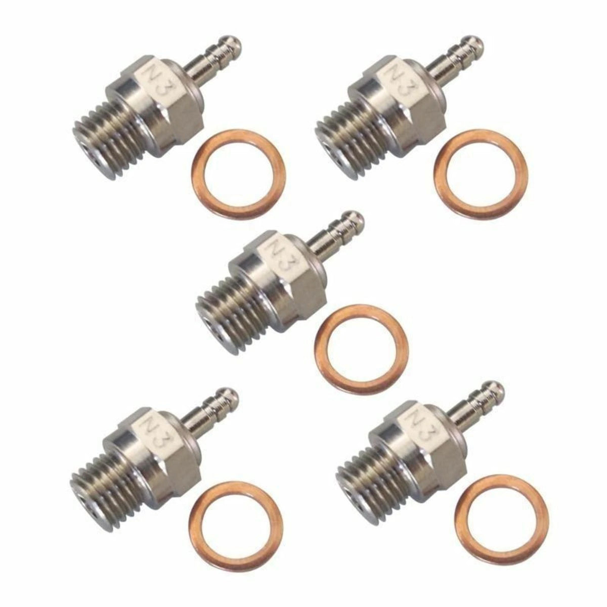 5X HSP Super Glow Plug For Nitro RC Car #3 N3 70117 Hot 18 21 Engine Traxxas OS