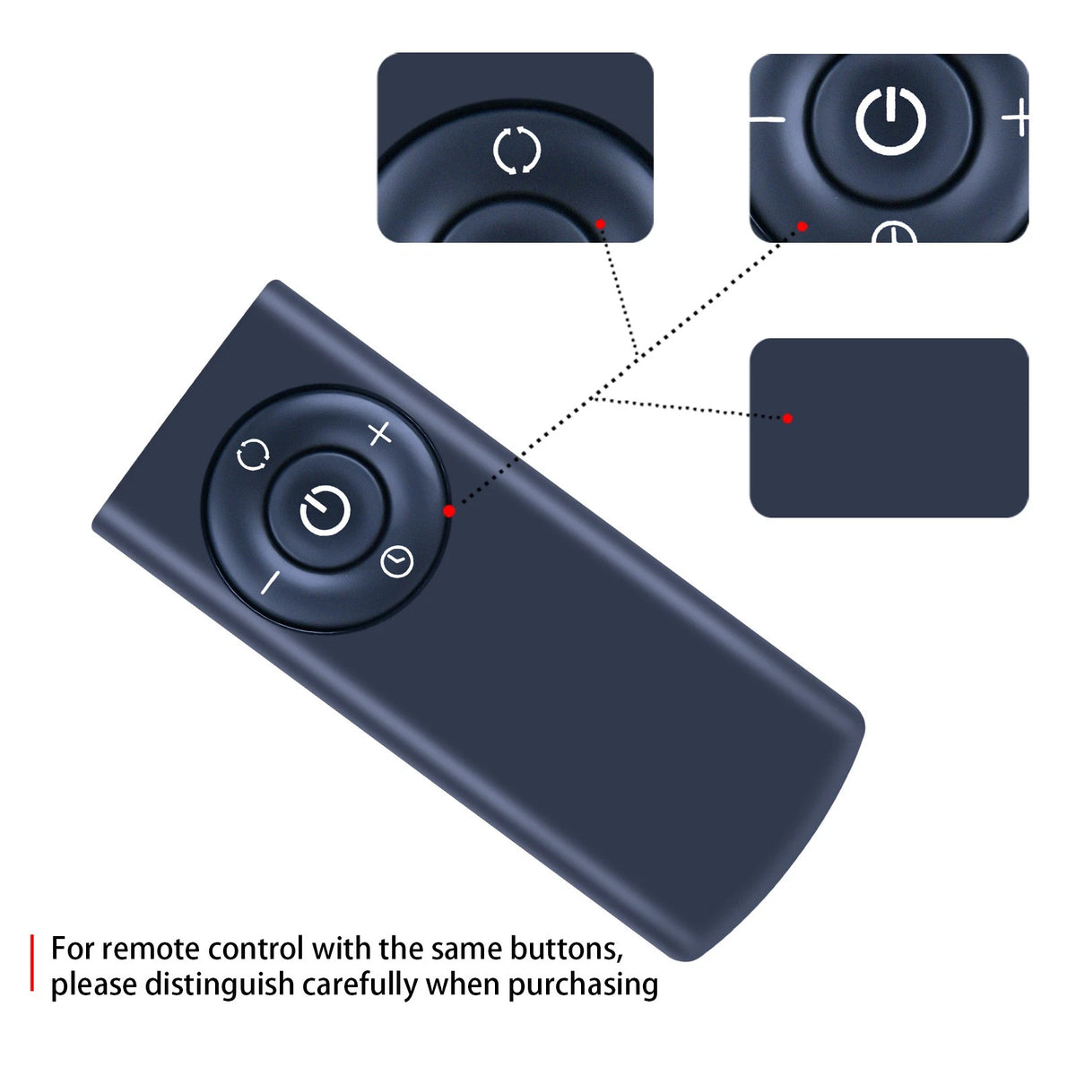 Remote Control For Vornado OSCR32 OSCR37 Oscillating Tower Fan, VMH505