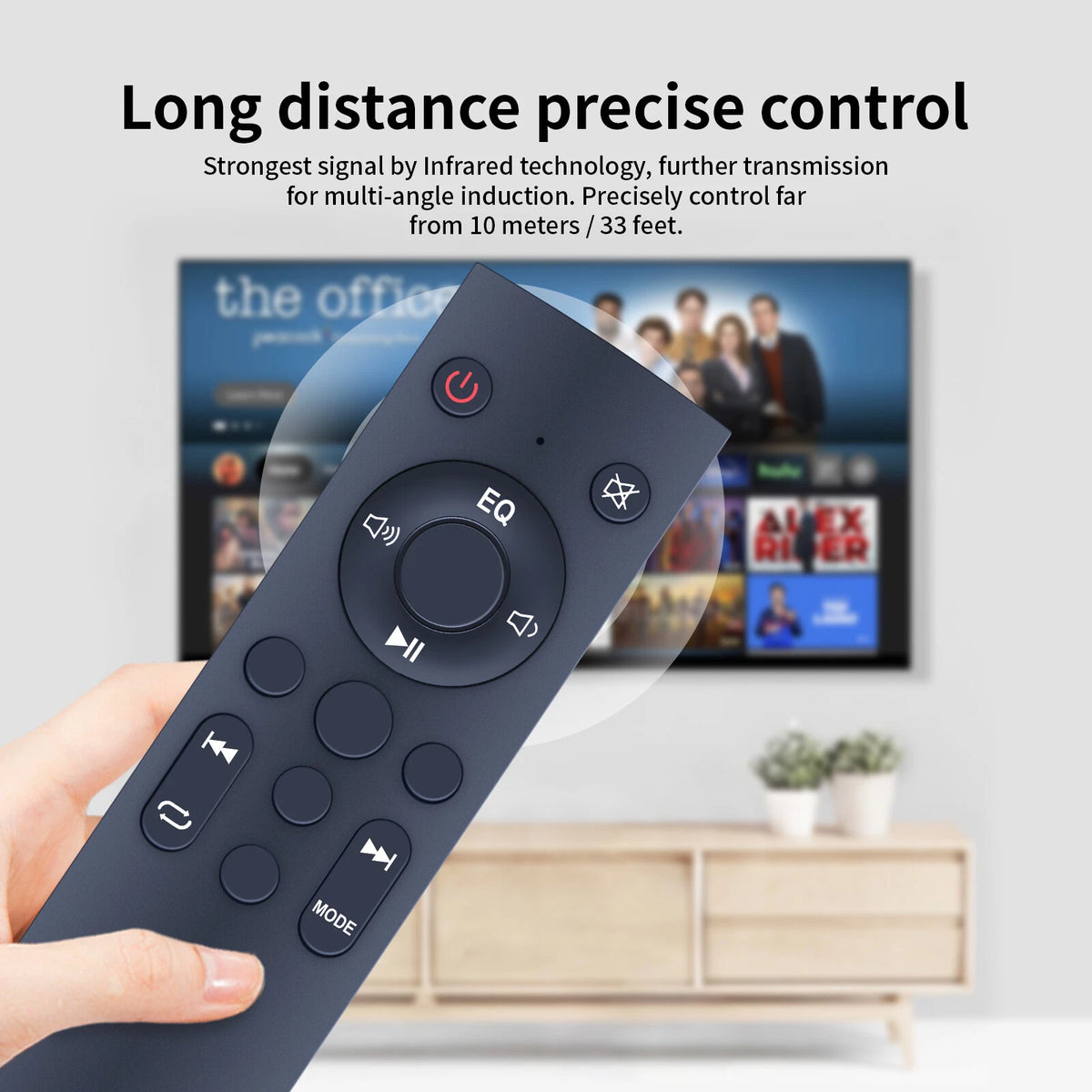 Replacement Remote Control For Aiwa SB-002L 2.0 Ch Soundbar