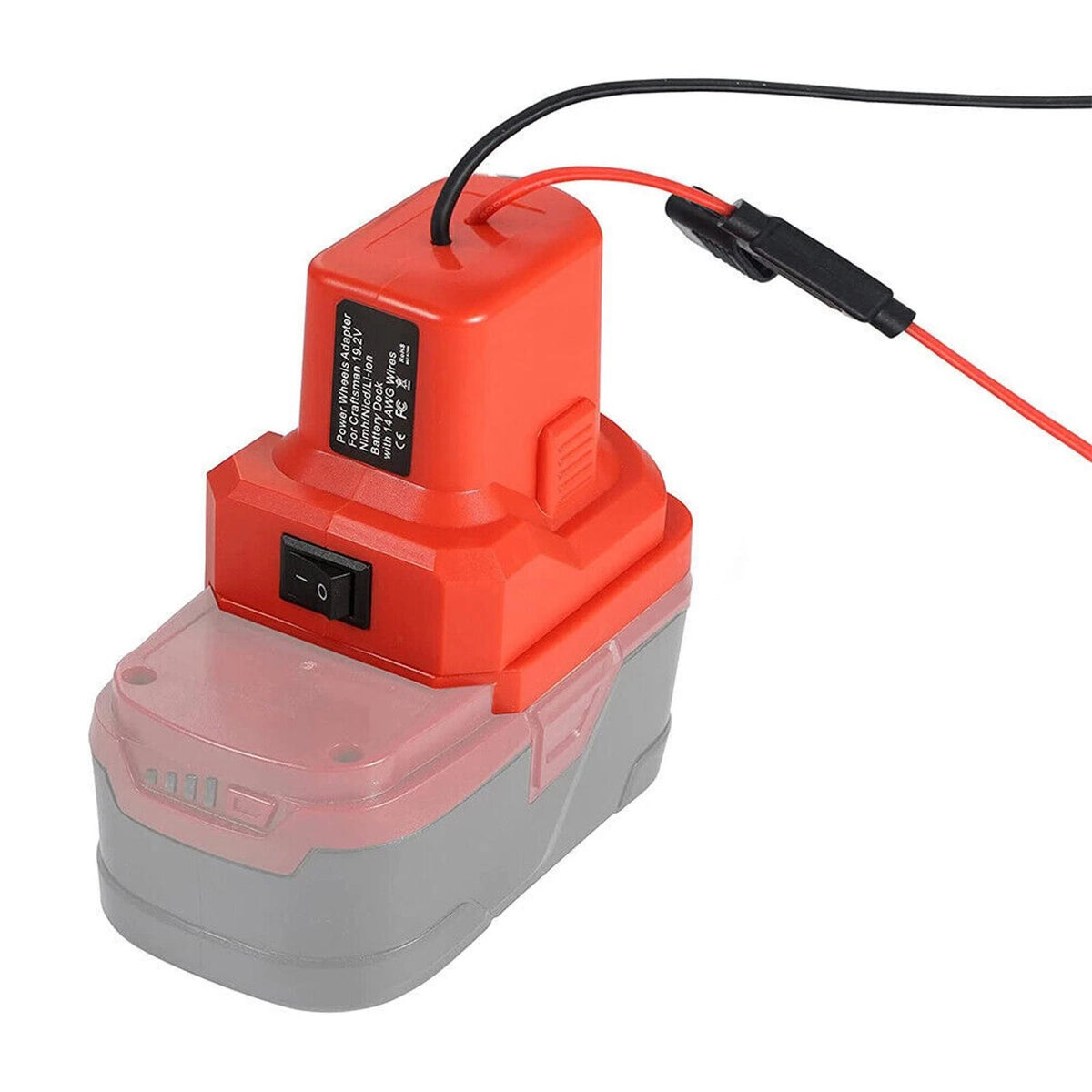 Power Wheels Adapter For Craftsman 19.2V Ni-MH Battery For Rc Toys Robotics