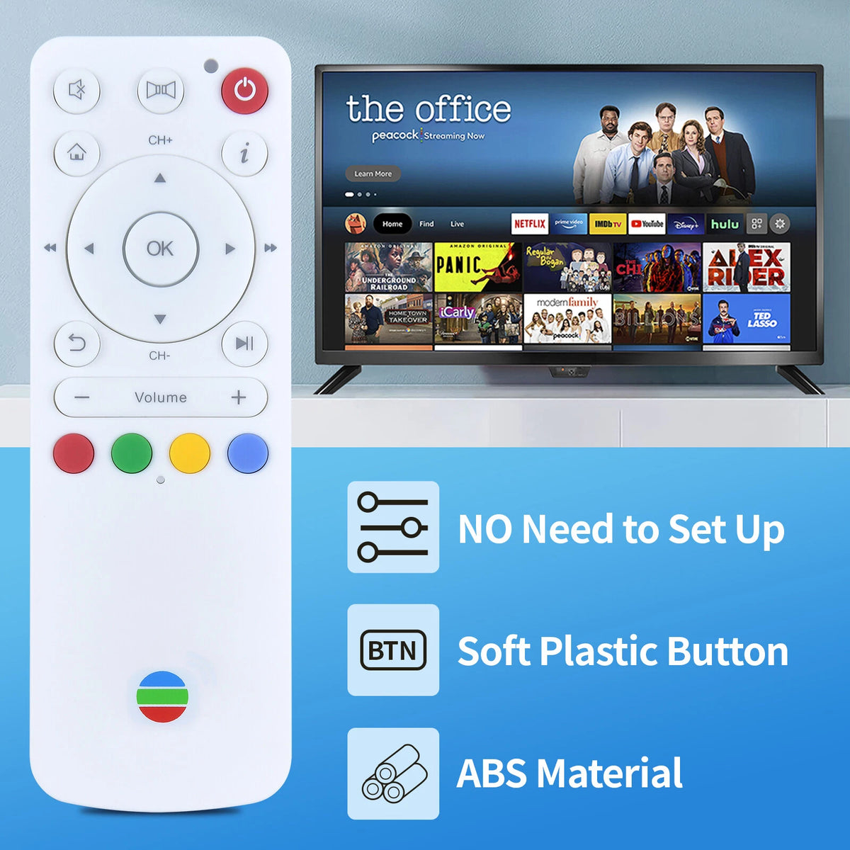 Replacement Remote Control For TVB Anywhere Set-top Box