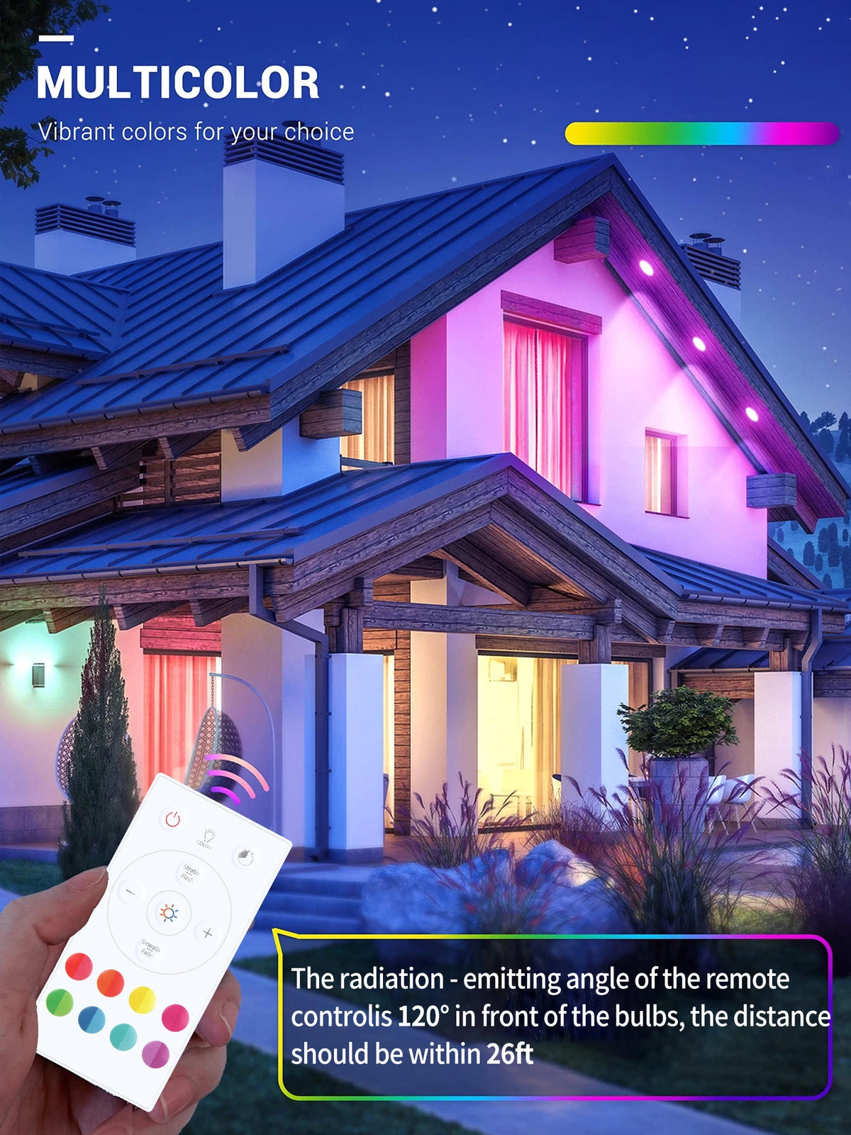 Remote Control For GE LED+ Color Changing LED Light Bulbs