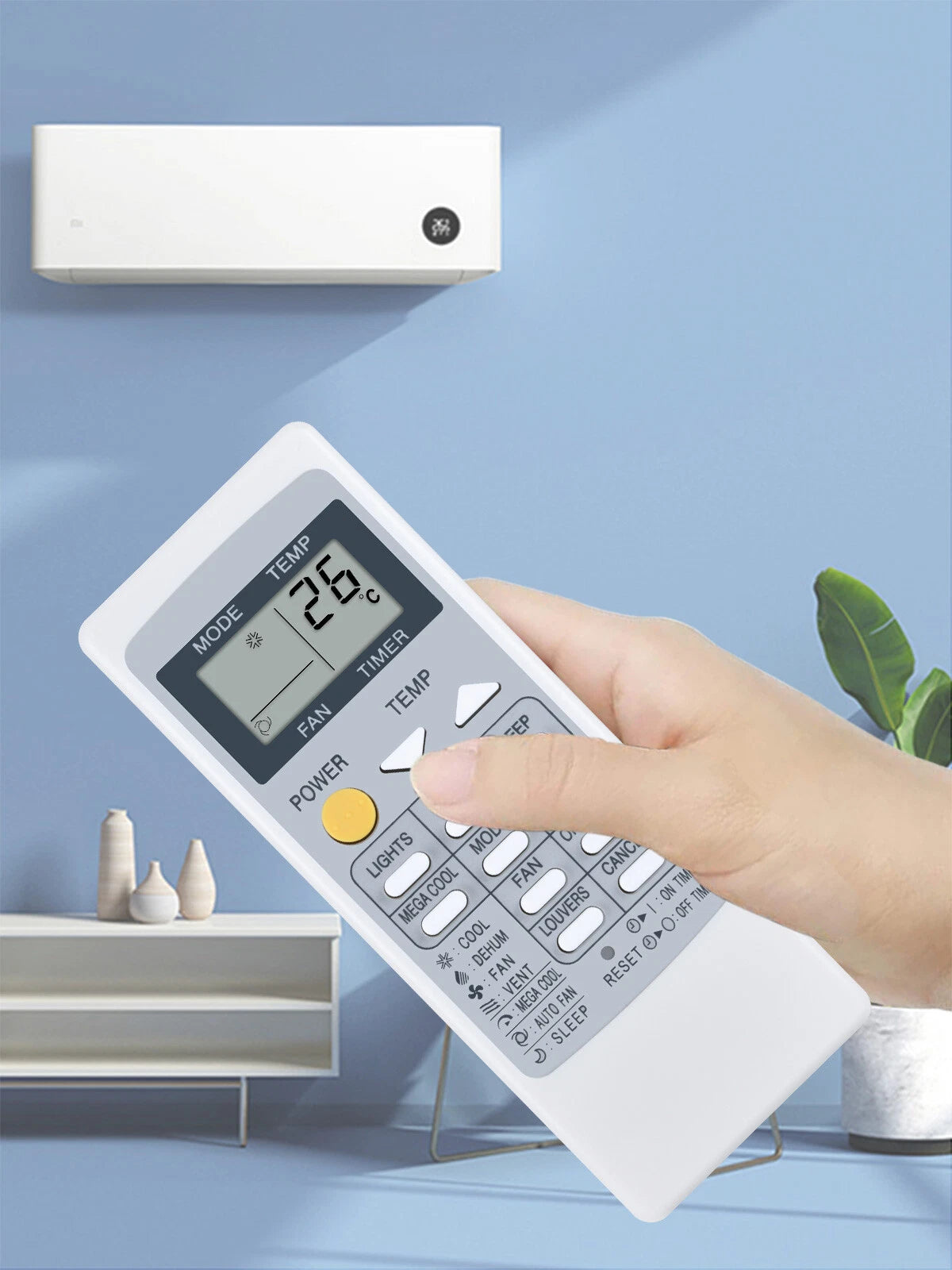 CRMC-A805JBEZ For Sharp Air Conditioner Remote Control CRMC-A589JBEZ CV-10NH