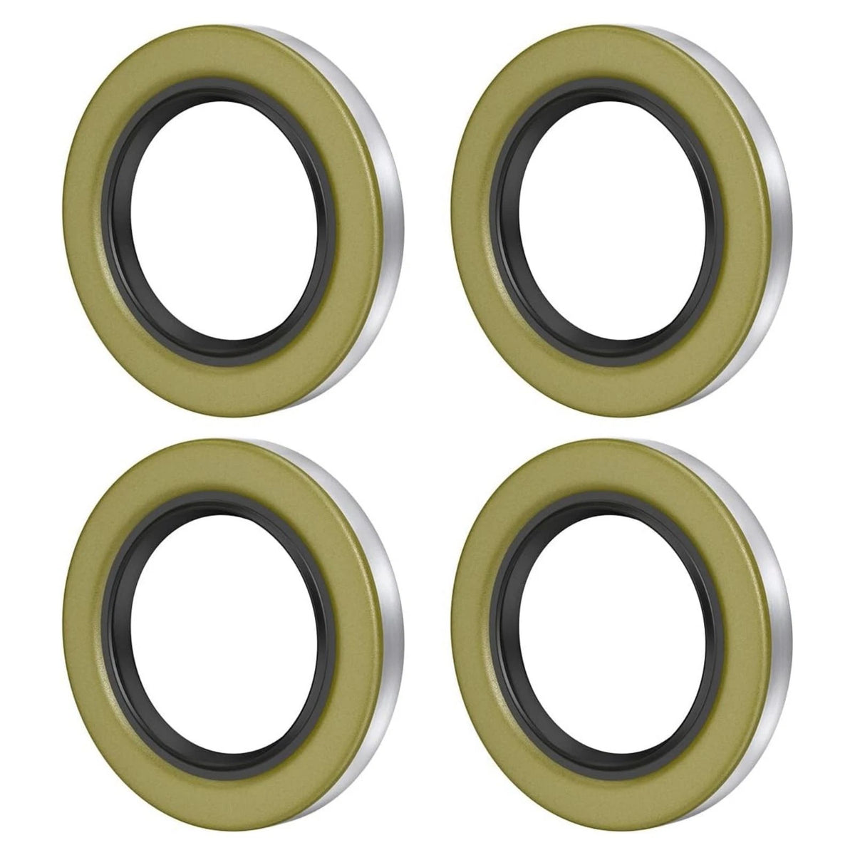 4PCS Trailer Hub Grease Seals Repair Compatible For 5200-7000 lb Trailer Axle