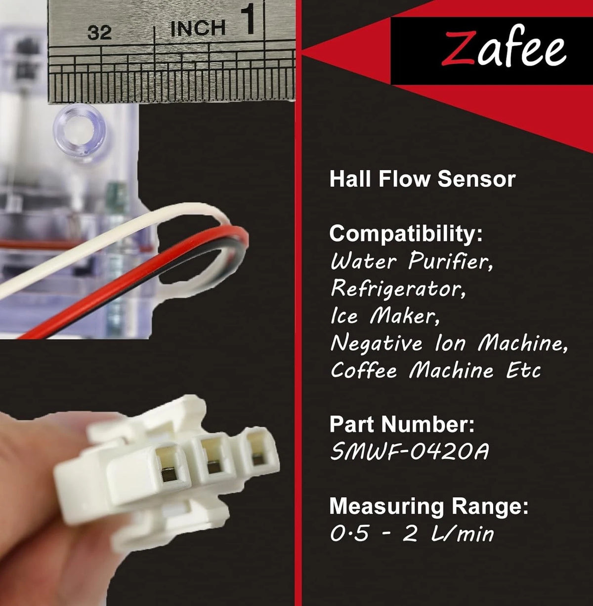 0420A Micro Flow Sensor Meter Miniature Flowmeter Fit for Sears Kenmore...