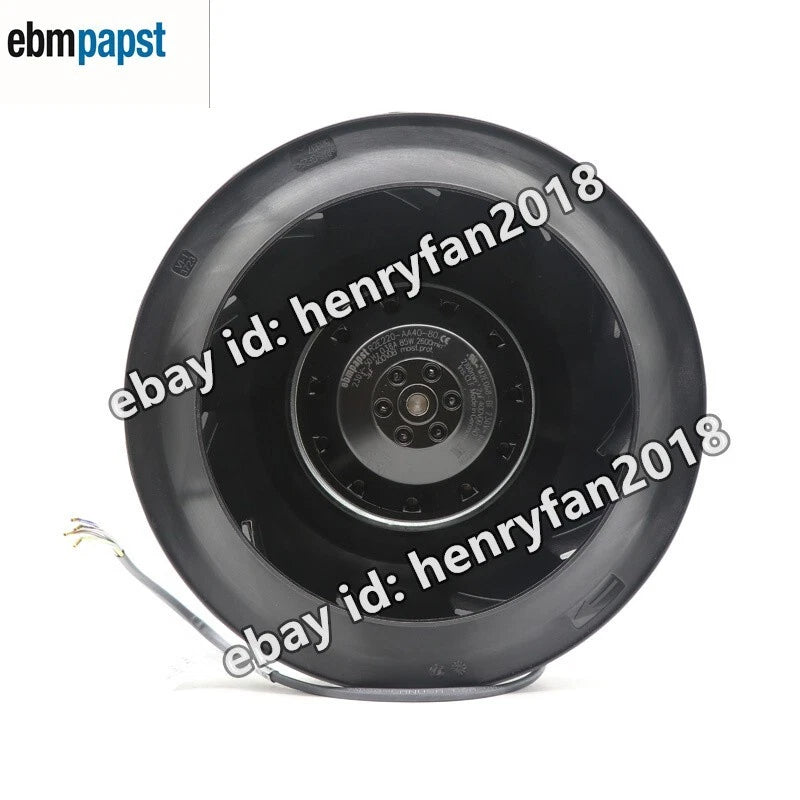 R2E220-AA40-80 Ebmpapst Centrifugal Fan 230VAC 0.38/0.43A 85/100W Inverter Fan