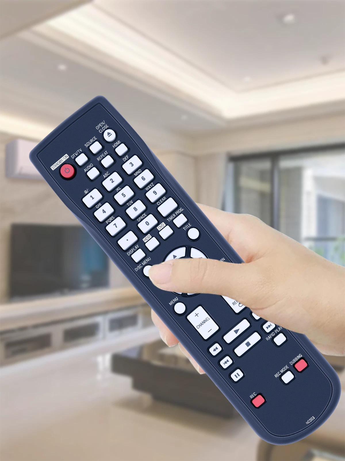 NC003 Remote Control For Magnavox HDD DVD Recorder MDR515/F7 MDR533H/F7