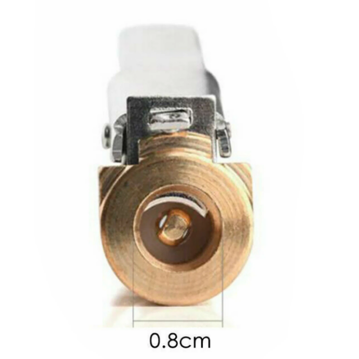 2PCS Open Flow Straight Lock-On Air Chuck with Clip for Tire Inflator Car Tool