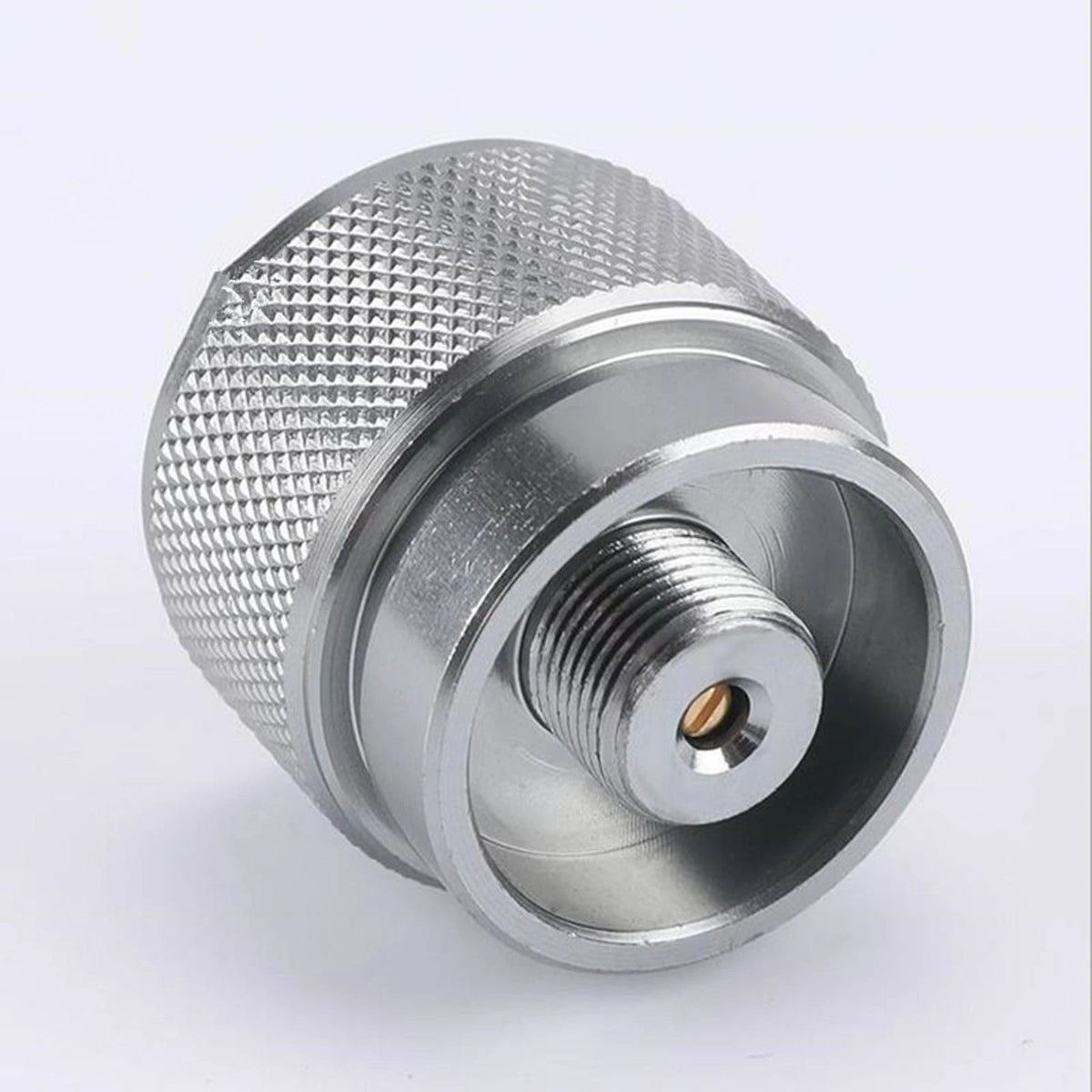 Adapter Camping Propane Small Gas Tank Adapter Input Lindal Output Stove One 1LB