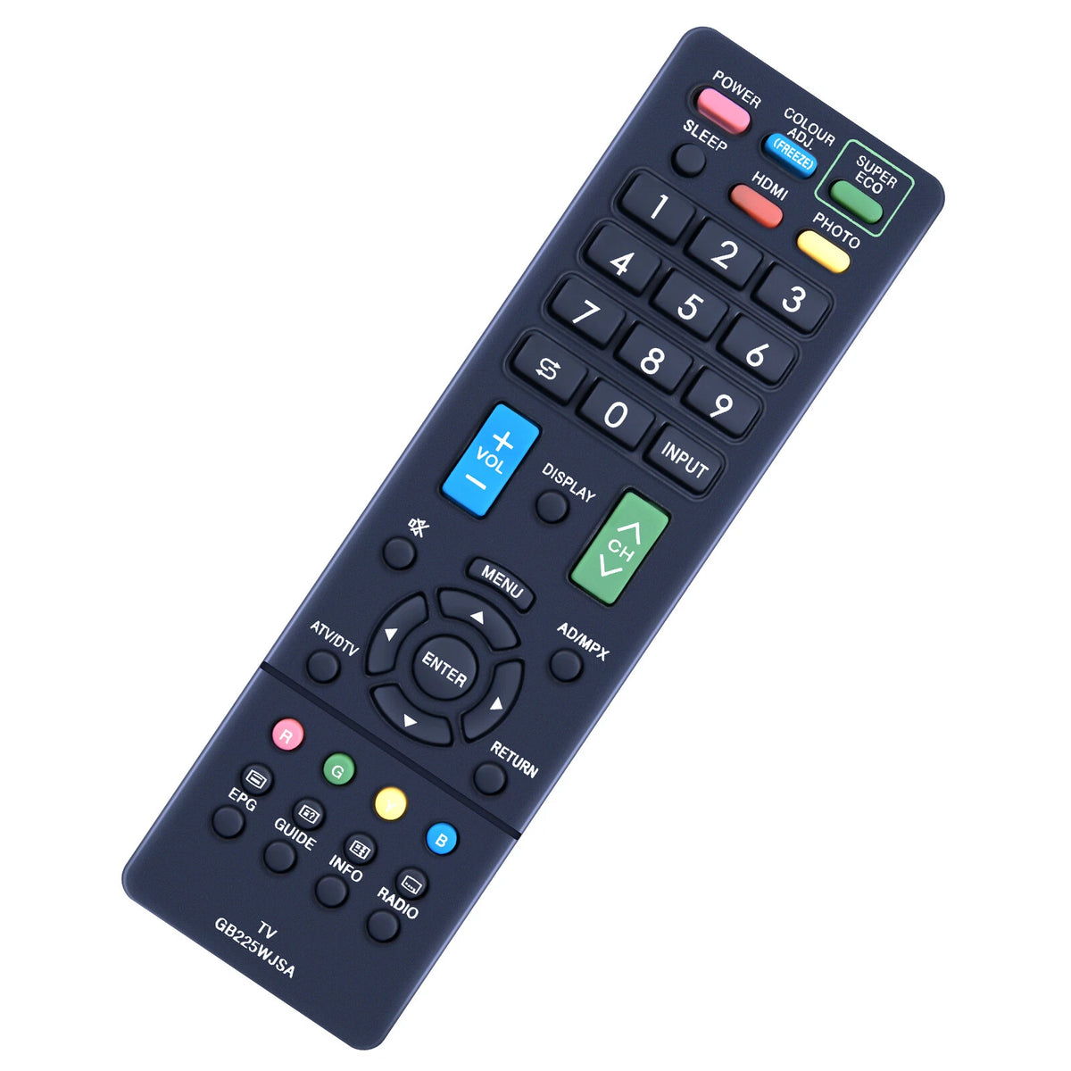 GB225WJSA Replacement Remote Control For Sharp TV Television