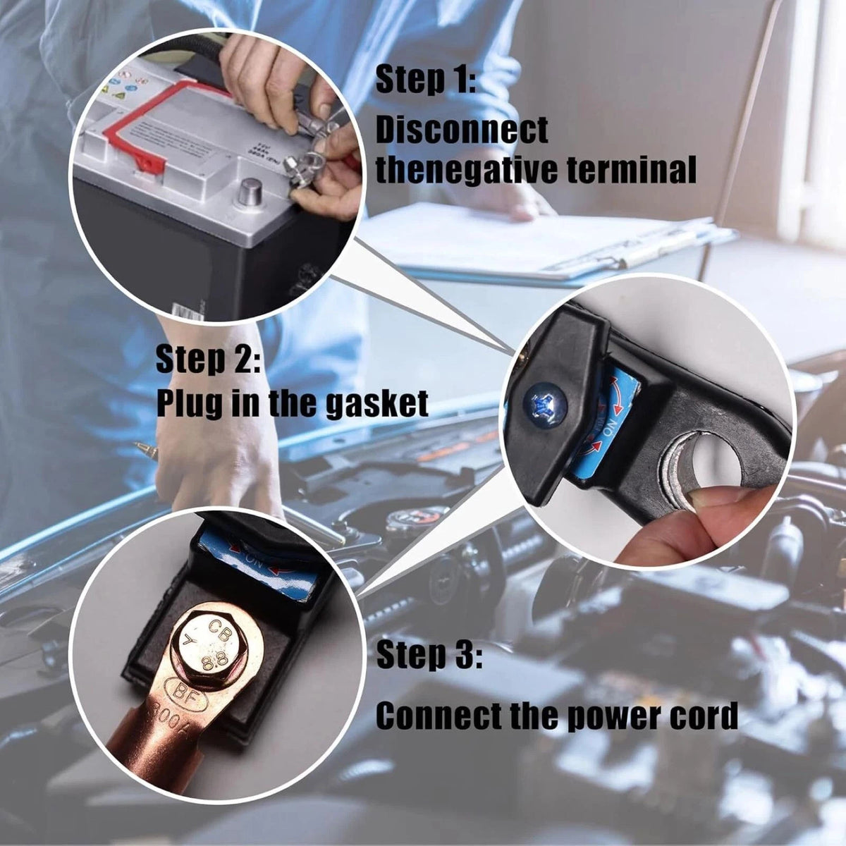 12-24V Car Battery Disconnect Isolator Cut Off Switch With power cut-off ability