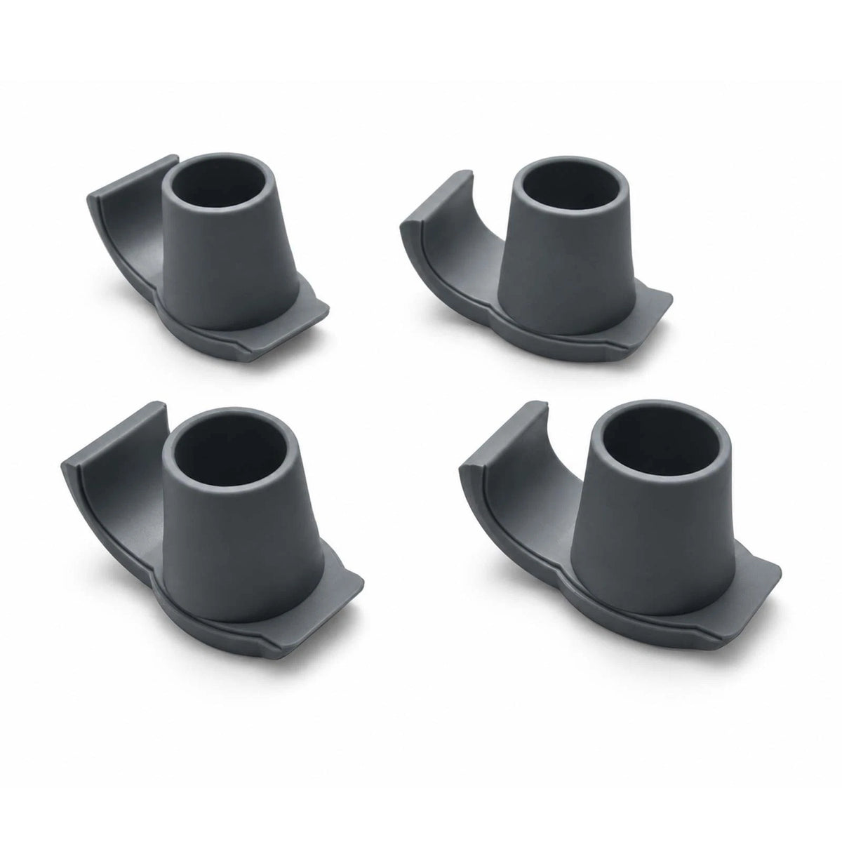 4 Pack Durable Nylon Walker Ski Glides Universal Sliders for Folding Walkers