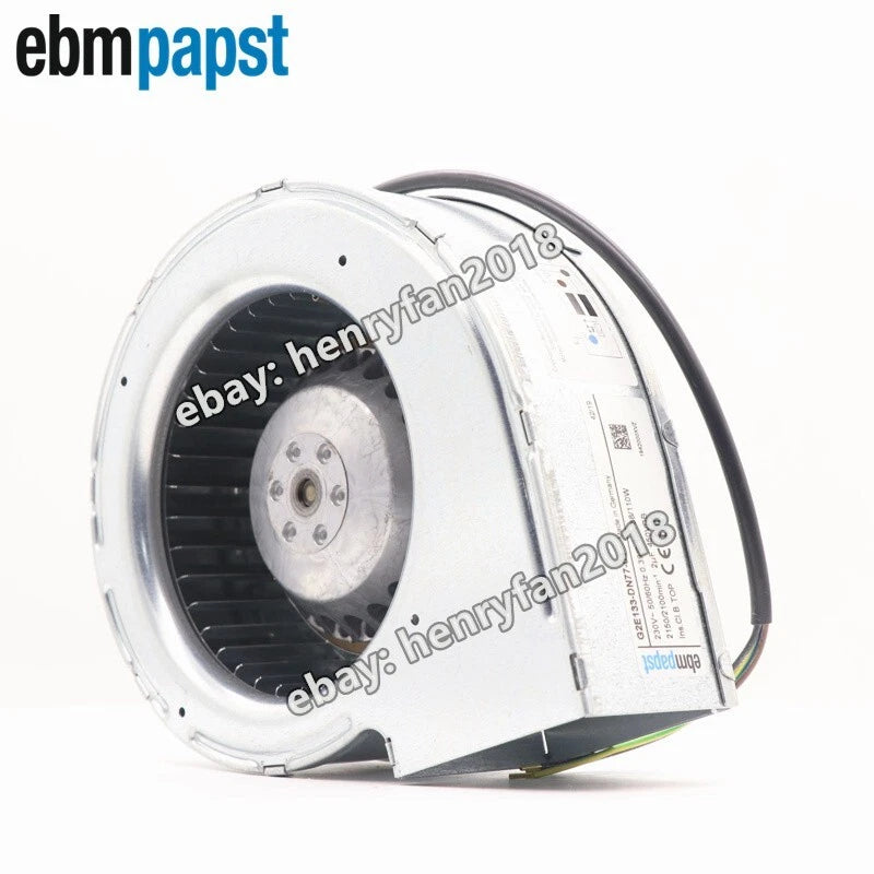 For ebmpapst G2E133-DN77-01 Fan 230VAC 88/110W Centrifugal Cooling Fan