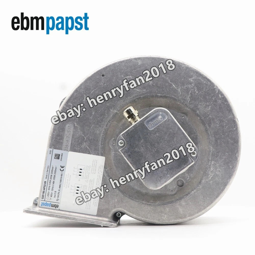 Ebmpapst Fan G2D160-AF02-09 Centrifugal Fan 230/400V 0.83/0.48A Blower Fan