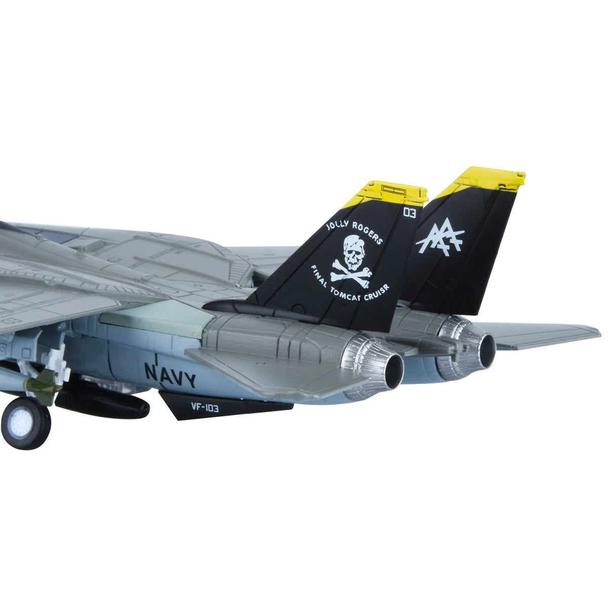 1/100 F-14 Tomcat US Fighter Aircraft Model Alloy Simulation Military Collection