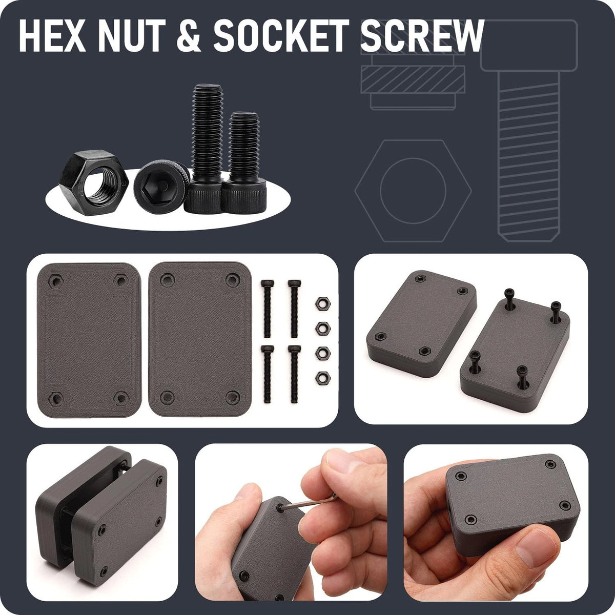 630Pcs M3 Threaded Insert Assortment Kit – Heat Set 630 PCS, Combo