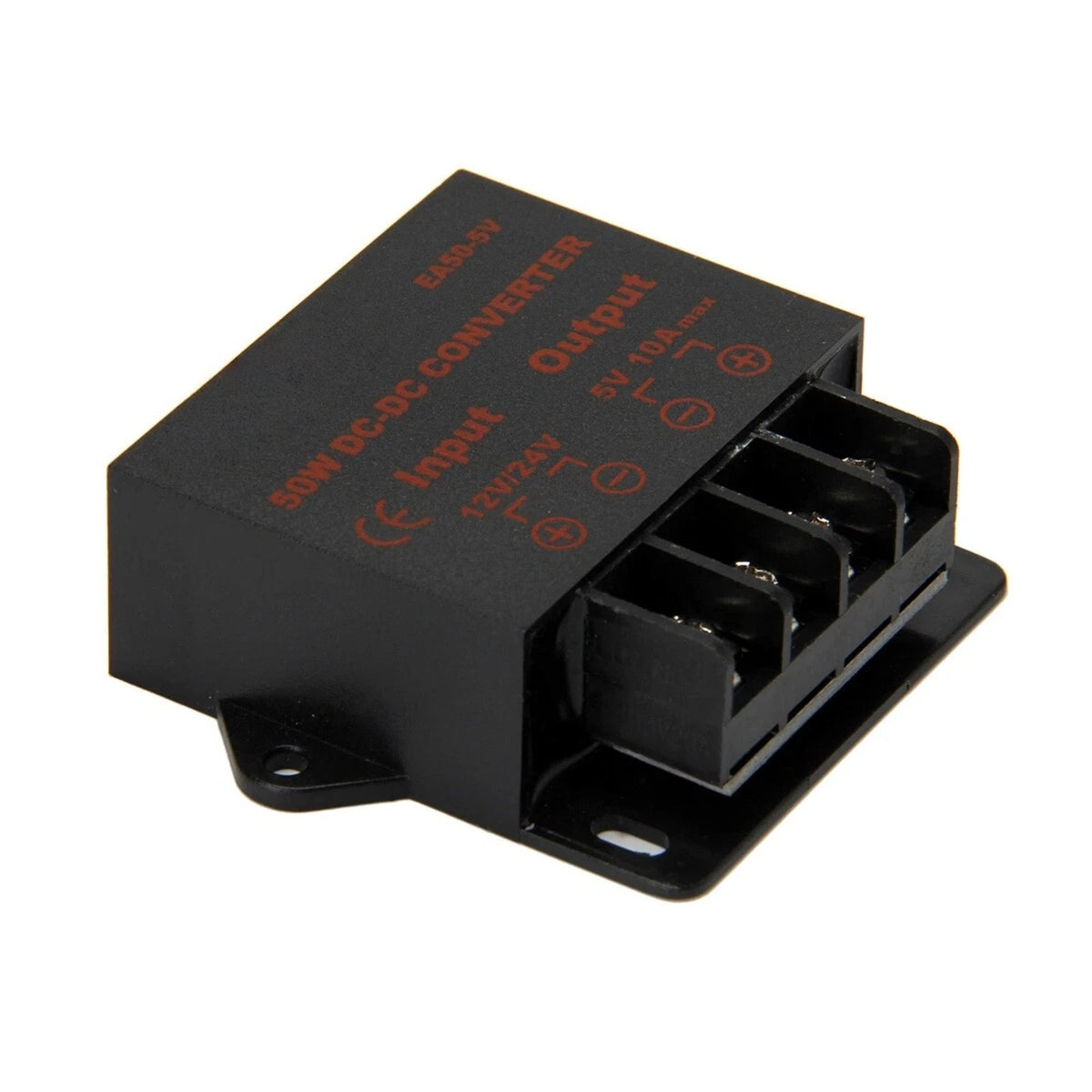 Industrial Voltage Reducer 12V/24V to 5V 10A Waterproof Potting Overheat Proof