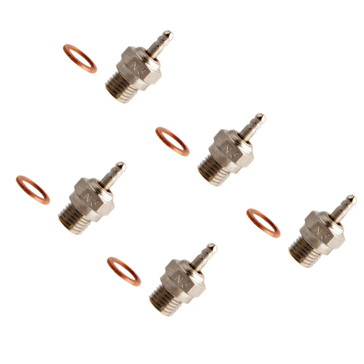 5X HSP Super Glow Plug For Nitro RC Car #3 N3 70117 Hot 18 21 Engine Traxxas OS