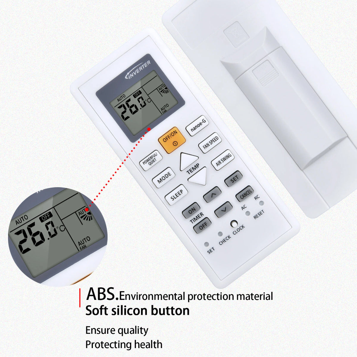 Replacement Remote Control For Panasonic Air Conditioner 10600