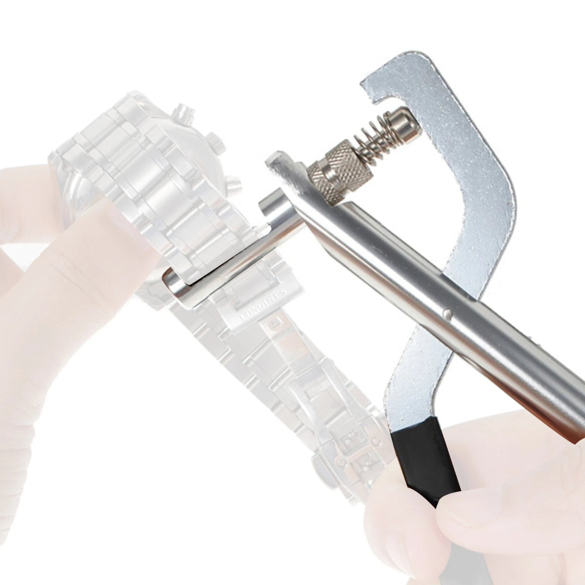 Watch Repair Tools Band Remover Sizing Strap Link Pin Plier + 3 Pins Maker DIY