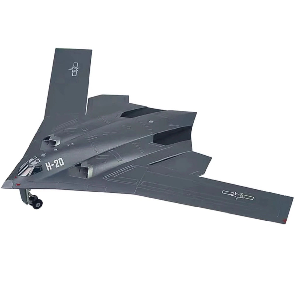 20cm 1/160 China H-20 Strategic Stealth Bombers Fighter Model Gifts For Birthday