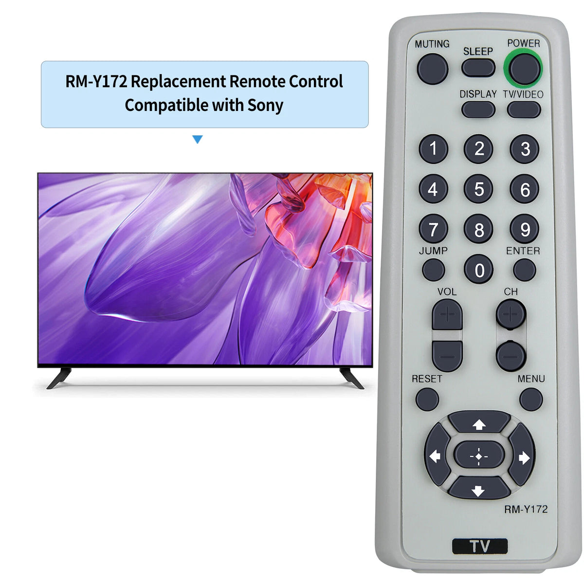 RM-Y172 Replacement Remote Control For Sony TV KV13FM12 KV13FM13 KV13FM14