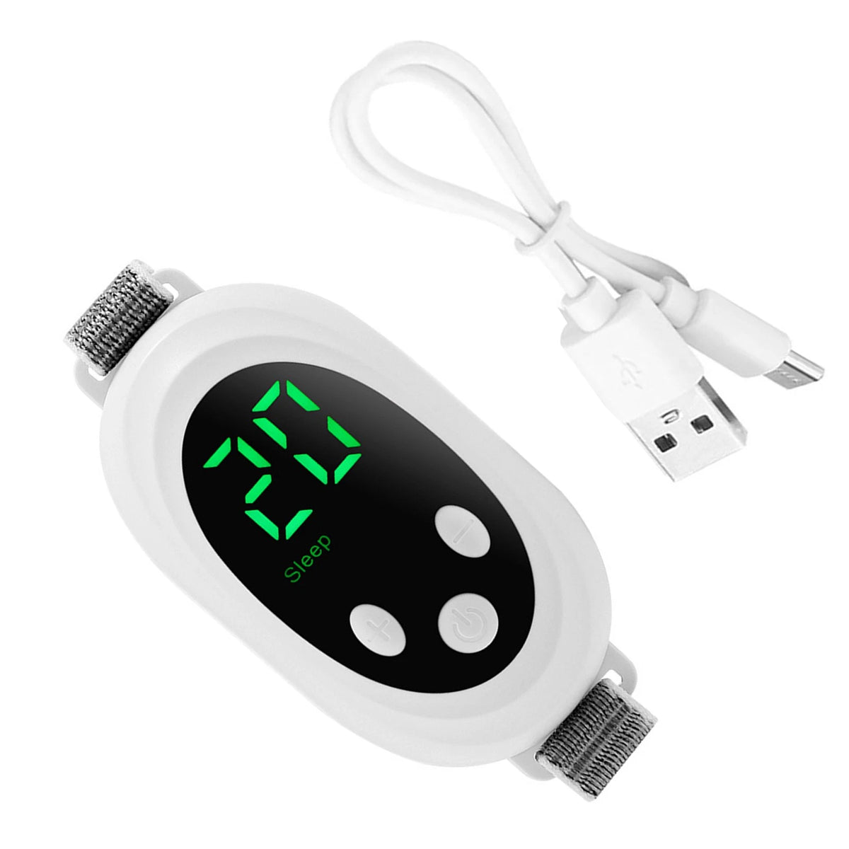Insomnia Relief Device with Microcurrent Two Modes 20 Levels Adjustable Strap