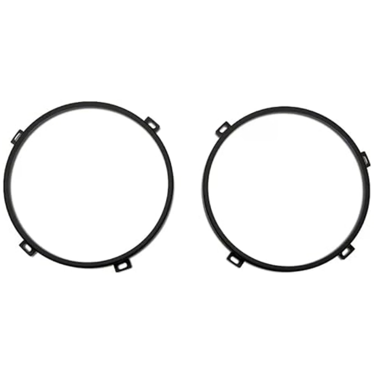 2Pcs Round Headlight Mount Bracket Rings Kits For Jeep Wrangler JK 2007-2017