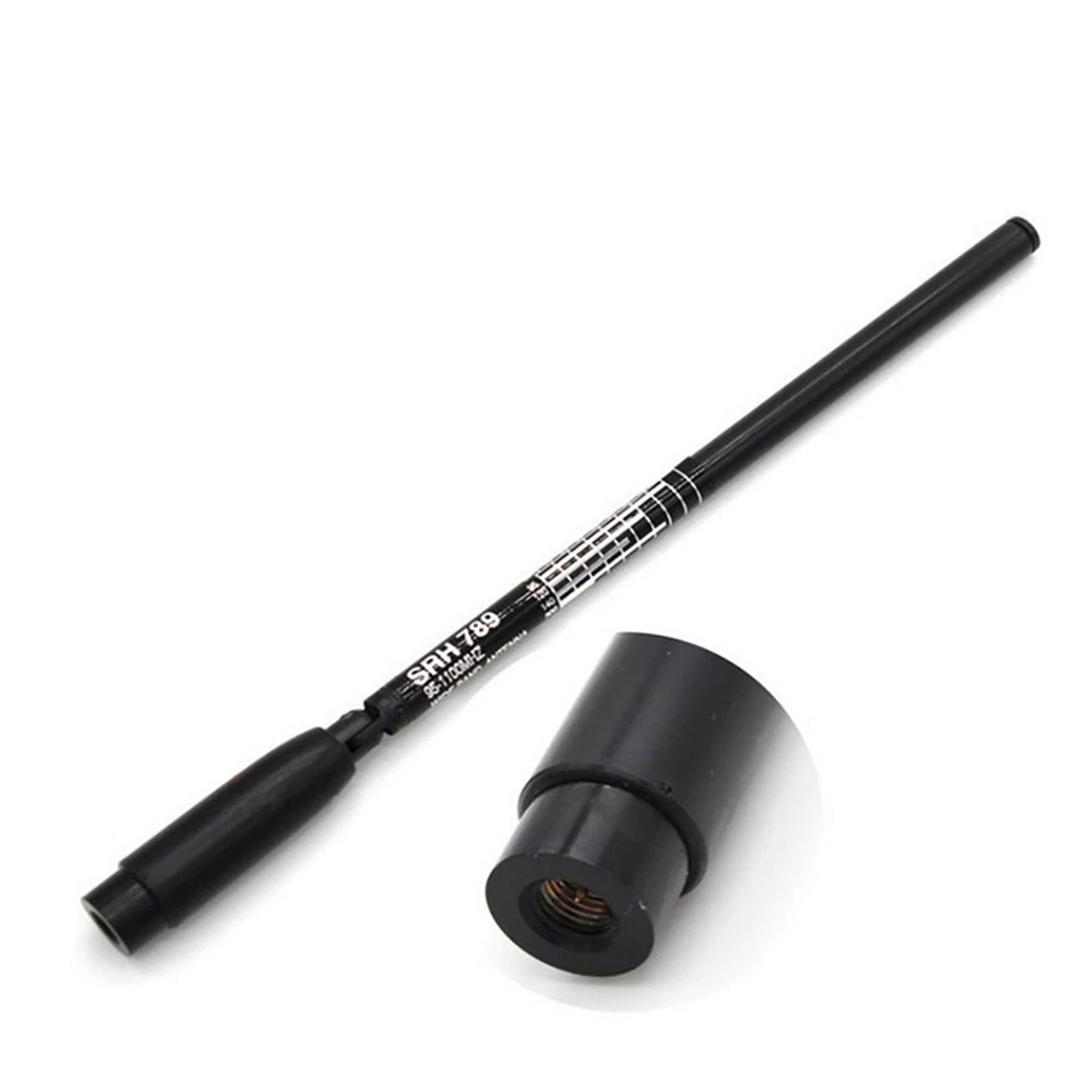 1x Walkie-talkie SRH789 SMA Connector Foldable Telescopic Dual Band Antenna