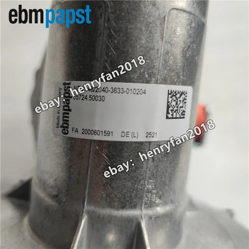 Ebmpapst Blower Fan NRV148/2040-3633-010204 55724.50030 Gas Valve Blower Fan