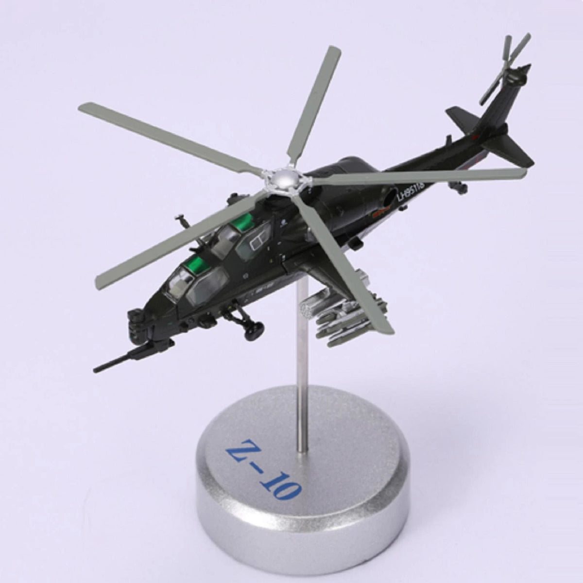 1/100 Chinese Armed WZ-10 Helicopter Model Military Plane Collection Souvenir D