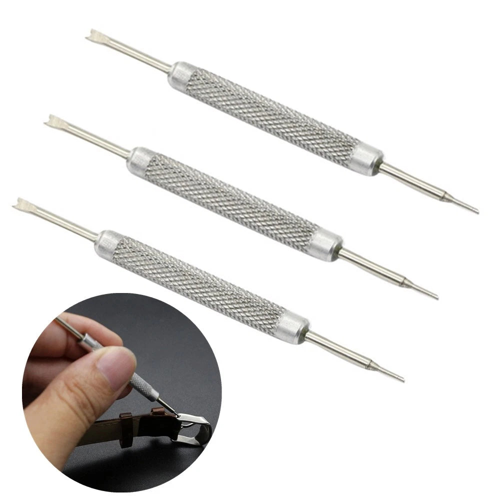3Pcs Aluminum Alloy Watch Wristband Opener Spring Bar Remover Strap Adjust Tool