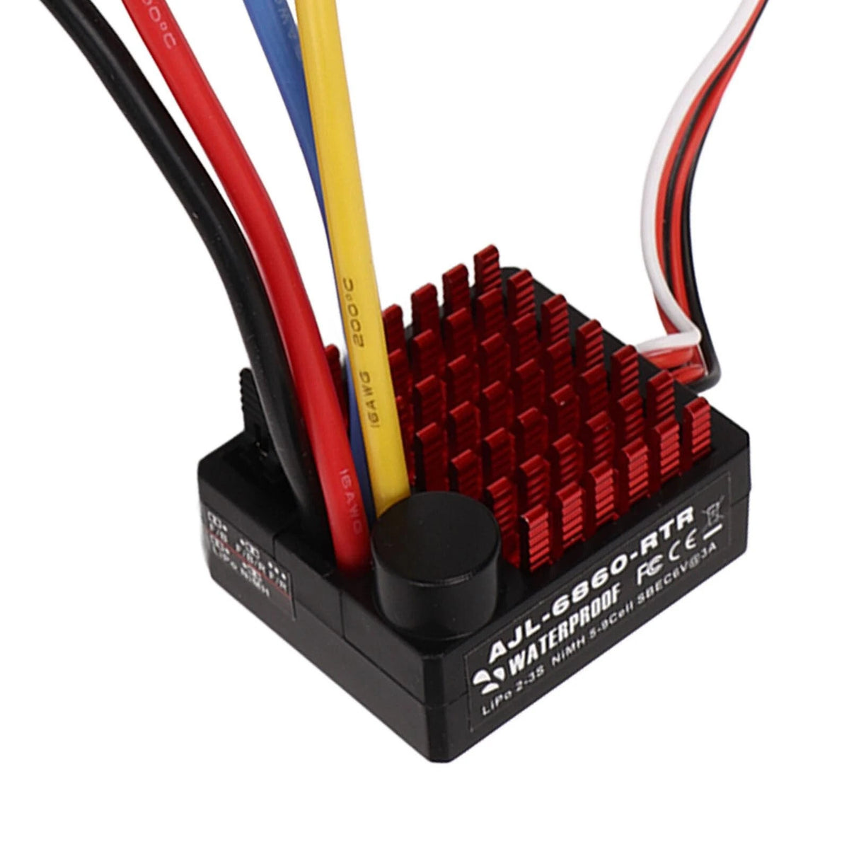 RC Car Brushed ESC 60A Waterproof Electronic Speed Controller For 1/10 RC Car d